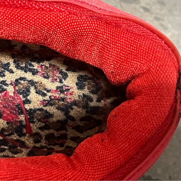 Nike airmax varsity red with cheetah lining 2019 size 6.5 womans - Picture 7 of 8